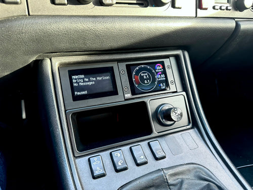 CanChecked MFD28 gauge mount with music display